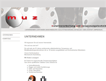 Tablet Screenshot of m-u-z.de